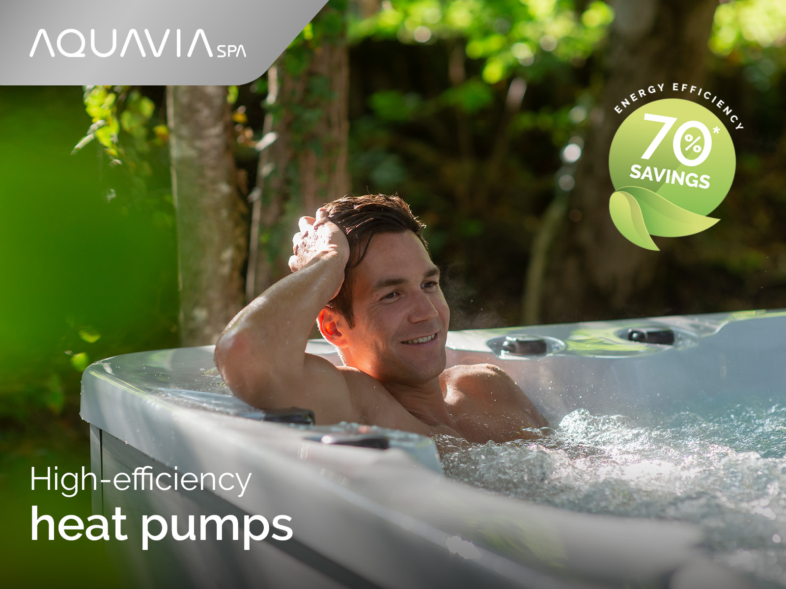 Quantum hot tub, indoor or outdoor 4-person jacuzzi - Aquavia Spa UK